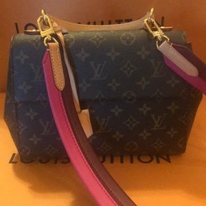 Louis Vuitton BB Cluny with Pink Strap